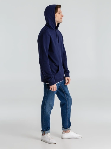 Толстовка с капюшоном унисекс Hoodie, темно-синяя Толстовка с капюшоном унисекс Hoodie, темно-синяя