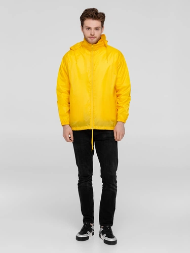 Ветровка унисекс Shift, желтая Ветровка унисекс Shift, желтая