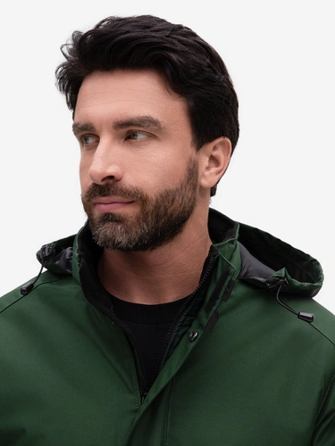 Куртка на стеганой подкладке Robyn, темно-зеленая Куртка на стеганой подкладке Robyn, темно-зеленая