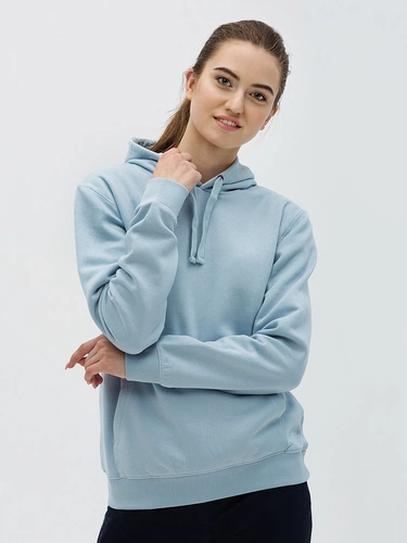 Толстовка унисекс Spencer, голубая Толстовка унисекс Spencer, голубая
