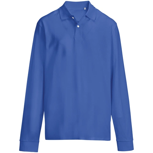 Рубашка поло унисекс с длинным рукавом Pacific LSL, ярко-синяя (royal) Рубашка поло унисекс с длинным рукавом Pacific LSL, ярко-синяя (royal)