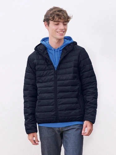 Куртка с капюшоном мужская Stream Men, темно-синяя Куртка с капюшоном мужская Stream Men, темно-синяя