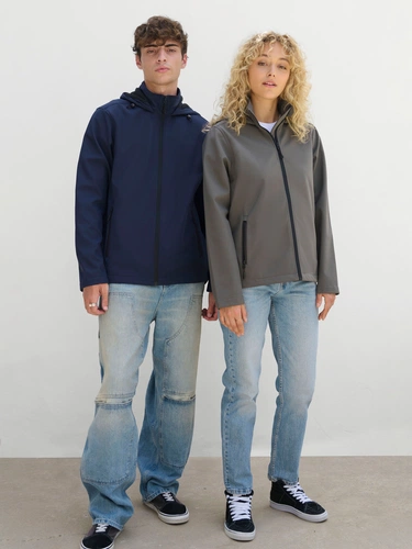 Куртка софтшелл с капюшоном женская Race Women, черная Куртка софтшелл с капюшоном женская Race Women, черная