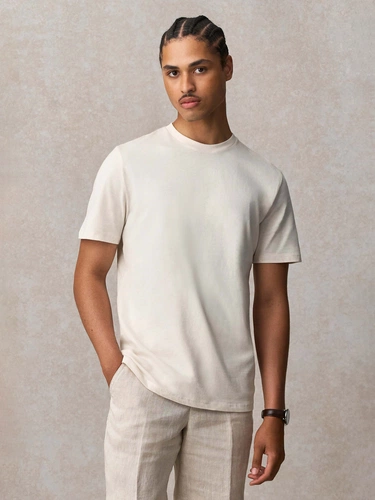 Футболка унисекс Lyam, молочно-белая Футболка унисекс Lyam, молочно-белая