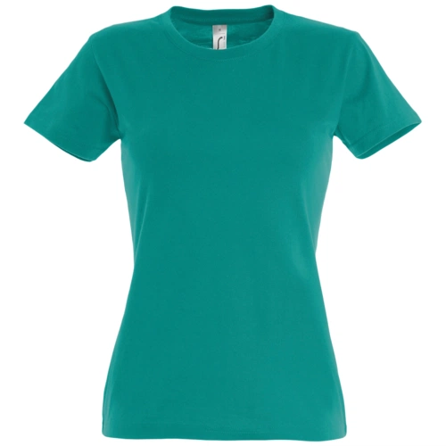Футболка женская Imperial Women 190, изумрудно-зеленая Футболка женская Imperial Women 190, изумрудно-зеленая