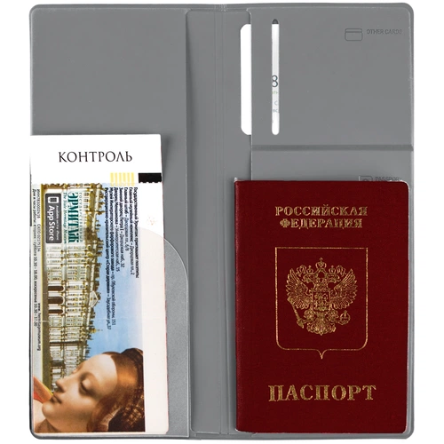 Дорожный органайзер Dorset, серый Дорожный органайзер Dorset, серый