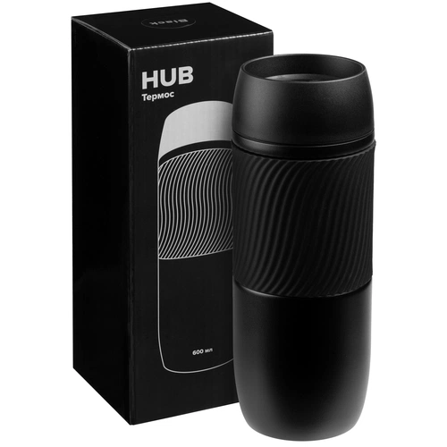 Термостакан Hub, черный Термостакан Hub, черный