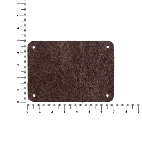 Лейбл кожаный Beta, XL, коричневый Лейбл кожаный Beta, XL, коричневый