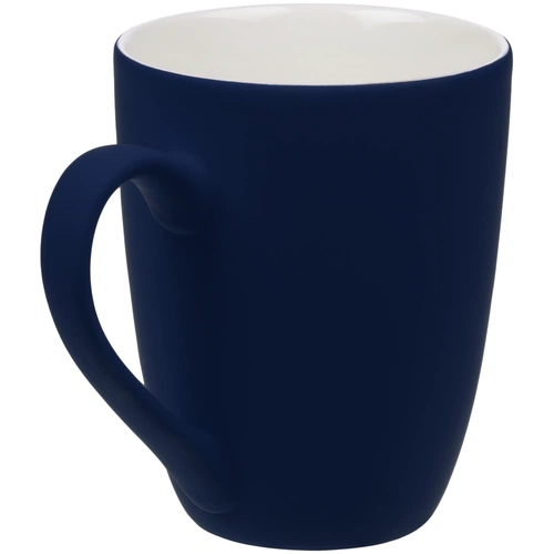 Кружка Good Morning с покрытием софт-тач, ver.2, темно-синяя Кружка Good Morning с покрытием софт-тач, ver.2, темно-синяя