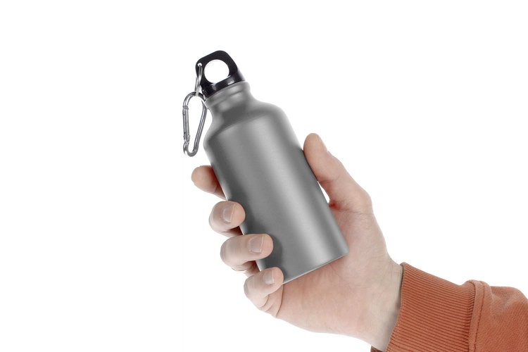 Бутылка для воды Funrun 400, серая Бутылка для воды Funrun 400, серая
