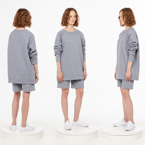 Свитшот унисекс S1, серый Свитшот унисекс S1, серый