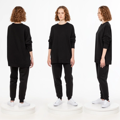 Свитшот унисекс S2, черный Свитшот унисекс S2, черный