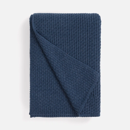 Плед Serenita, синий (джинс) Плед Serenita, синий (джинс)