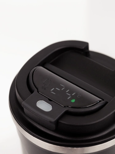 Смарт-стакан с заменяемой батареей tellMug, ver.2, черный Смарт-стакан с заменяемой батареей tellMug, ver.2, черный