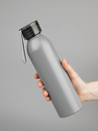 Бутылка для воды Brooke, матовая серая Бутылка для воды Brooke, матовая серая