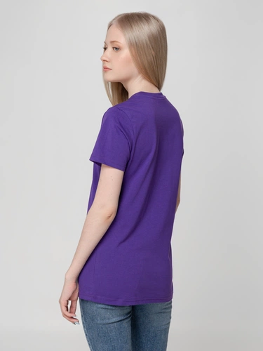 Футболка женская T-bolka Lady, фиолетовая Футболка женская T-bolka Lady, фиолетовая