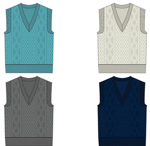 Жилет оверсайз на заказ Tricksy Terra Grand, акрил Жилет оверсайз на заказ Tricksy Terra Grand, акрил