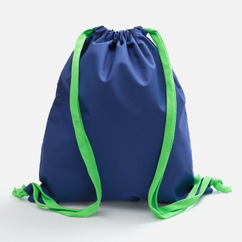 Рюкзак B3, синий с зелеными лямками Рюкзак B3, синий с зелеными лямками