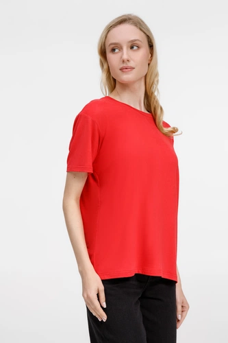 Футболка унисекс Senti, красная Футболка унисекс Senti, красная