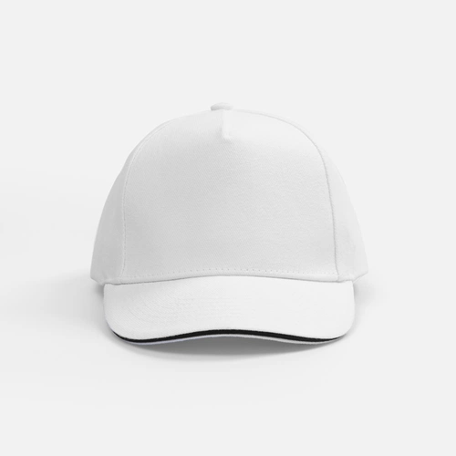 Бейсболка Classic 2.0, белая с темно-синим кантом Бейсболка Classic 2.0, белая с темно-синим кантом