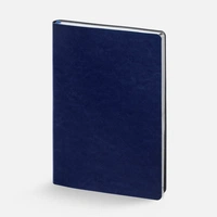 Ежедневник Nebraska Flex, недатированный, синий с серебром