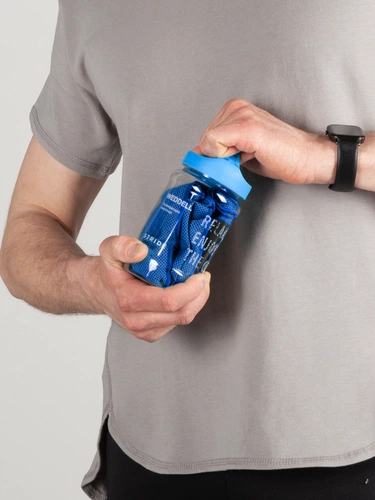 Охлаждающее полотенце Weddell, синее Охлаждающее полотенце Weddell, синее