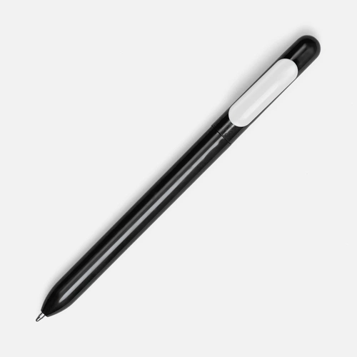 Ручка шариковая Swiper, черная с белым Ручка шариковая Swiper, черная с белым