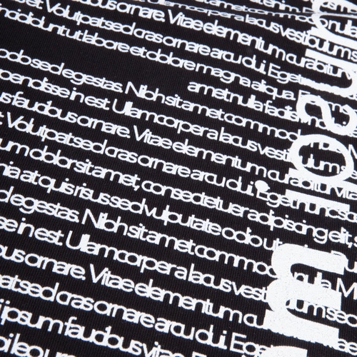 Футболка оверсайз Street Vibes с нанесением и лейблами, черная, размер M/L