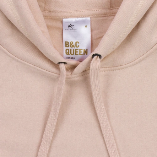Толстовка с капюшоном женская Queen, черная Толстовка с капюшоном женская Queen, черная