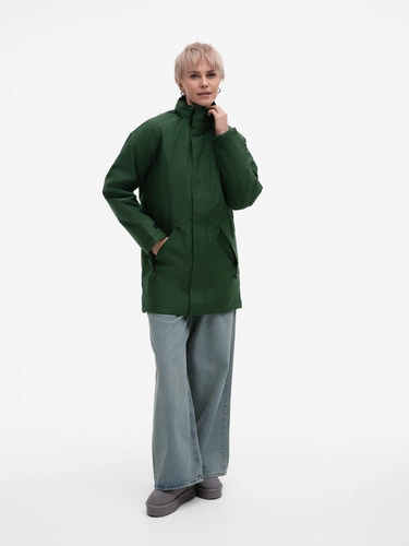 Куртка на стеганой подкладке Robyn, темно-зеленая Куртка на стеганой подкладке Robyn, темно-зеленая