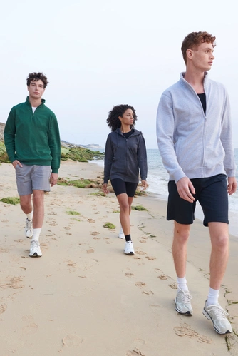 Толстовка унисекс Conrad, темно-зеленая Толстовка унисекс Conrad, темно-зеленая