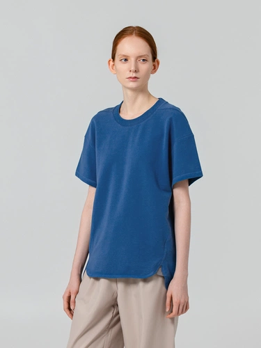 Футболка унисекс Kosmos 1.0, синяя Футболка унисекс Kosmos 1.0, синяя