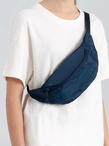 Поясная сумка Triangel, синяя Поясная сумка Triangel, синяя