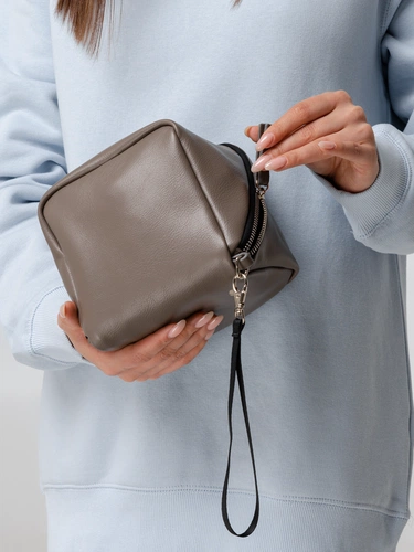 Дорожная косметичка Cubo, серая Дорожная косметичка Cubo, серая