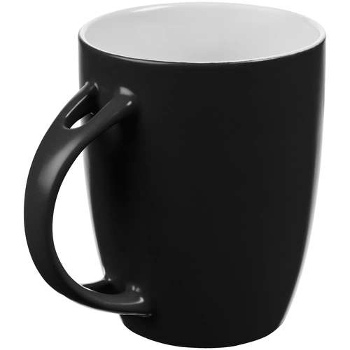 Кружка с ложкой Cheer Up, ver.2, черная Кружка с ложкой Cheer Up, ver.2, черная