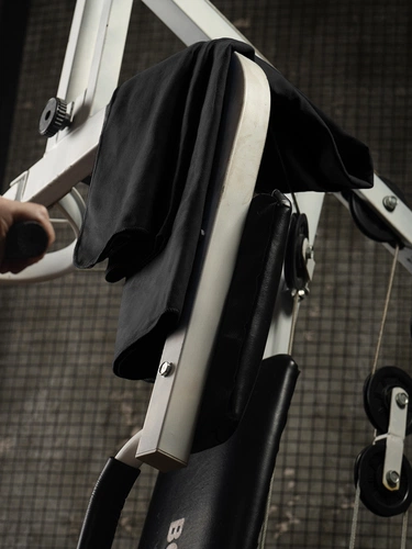 Спортивное полотенце Vigo Small, черное Спортивное полотенце Vigo Small, черное