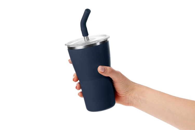 Термостакан Sapporo без логотипа, темно-синий Термостакан Sapporo без логотипа, темно-синий