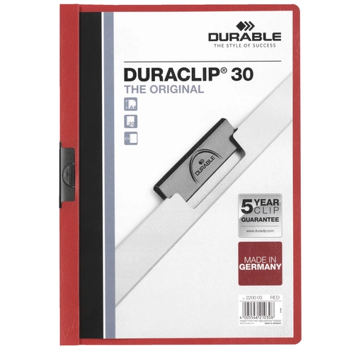 Папка Duraclip Original, красная Папка Duraclip Original, красная