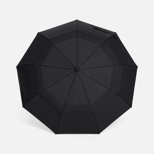 Складной зонт Dome Double с двойным куполом, черный Складной зонт Dome Double с двойным куполом, черный
