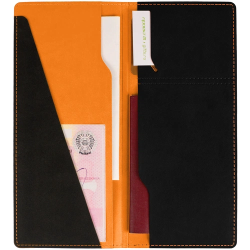 Дорожный органайзер Multimo, черный с оранжевым Дорожный органайзер Multimo, черный с оранжевым