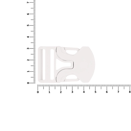 Застежка-пряжка односторонняя Triden, белый Застежка-пряжка односторонняя Triden, белый