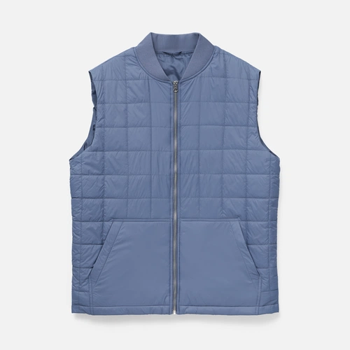 Жилет унисекс Warmbridge, синий (джинс) Жилет унисекс Warmbridge, синий (джинс)