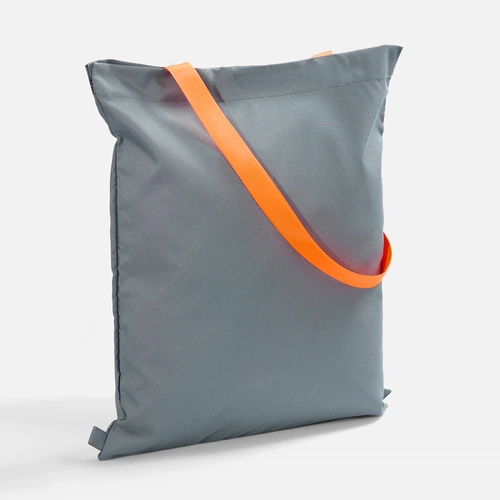 Шопер B3, серый с оранжевыми ручками Шопер B3, серый с оранжевыми ручками