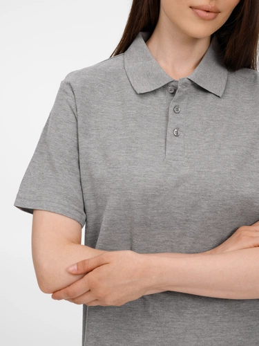 Рубашка поло унисекс Tervise, серый меланж Рубашка поло унисекс Tervise, серый меланж