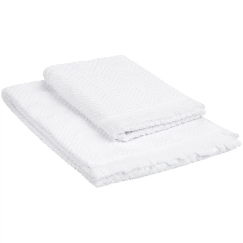 Полотенце Morena, среднее, белое Полотенце Morena, среднее, белое