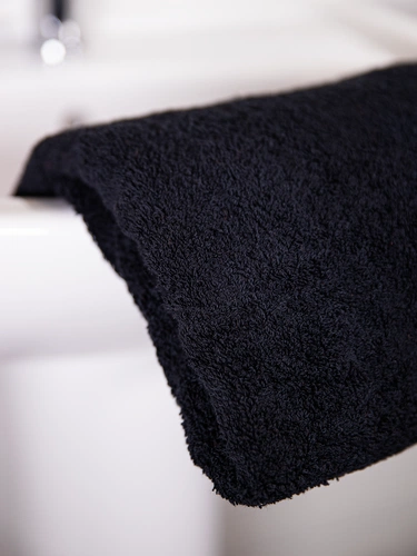 Полотенце Odelle, большое, черное Полотенце Odelle, большое, черное