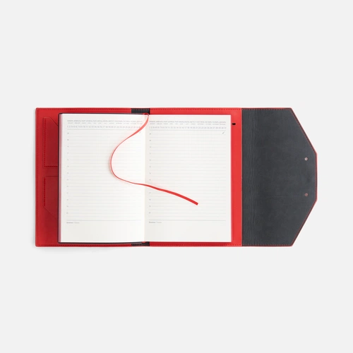 Ежедневник-органайзер Clean Slate, недатированный, красный Ежедневник-органайзер Clean Slate, недатированный, красный