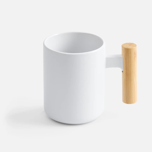 Кружка с ложкой Eco Fusion, белая Кружка с ложкой Eco Fusion, белая