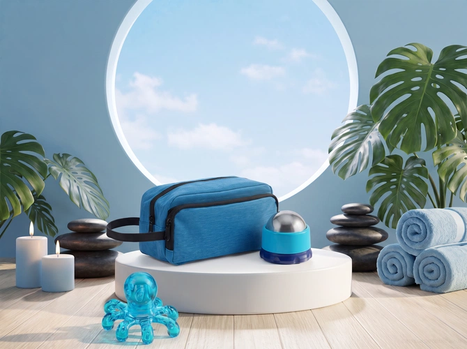 Массажный набор Comfortino, голубой Массажный набор Comfortino, голубой