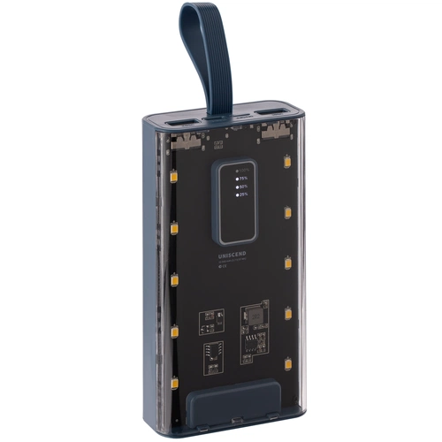 Аккумулятор Trellis Flat 10000 мАч, синий Аккумулятор Trellis Flat 10000 мАч, синий